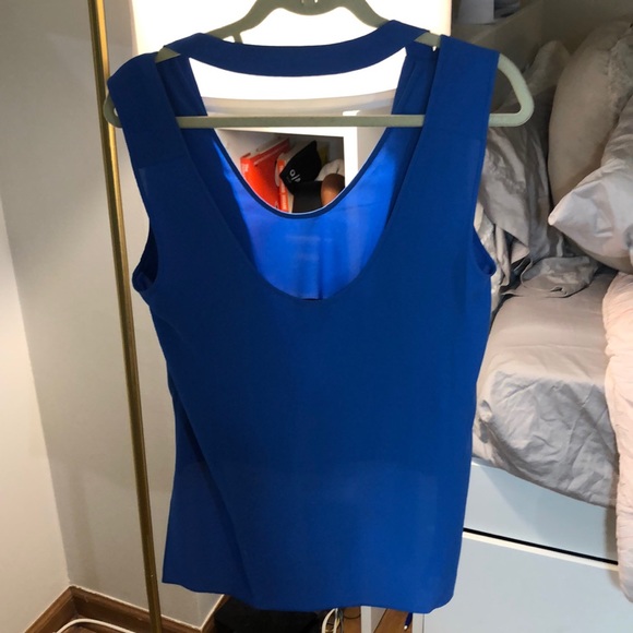 Bcbgmaxazria blue top - Picture 2 of 2